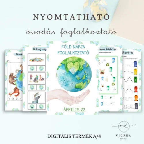 Föld napja/környezetvédelmi foglalkoztató (PDF) 15 oldalas