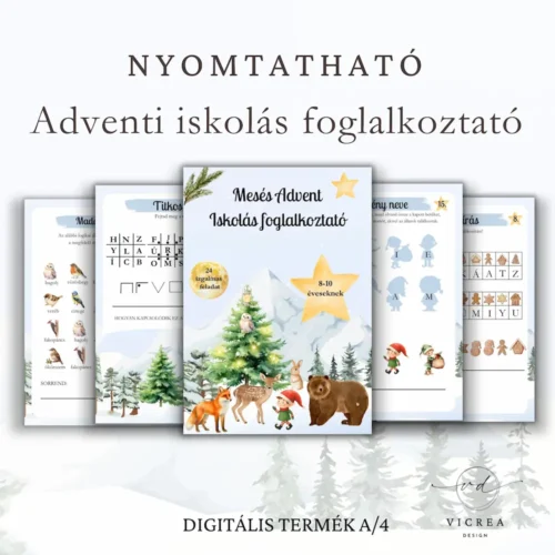 Mesés Advent mesekalendárium foglalkoztató