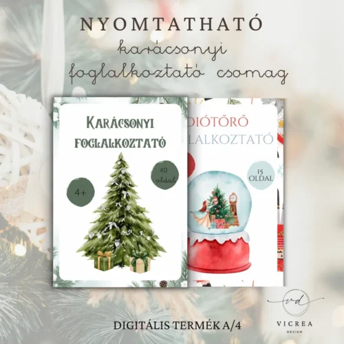Karácsonyi óvodás foglalkoztató csomag