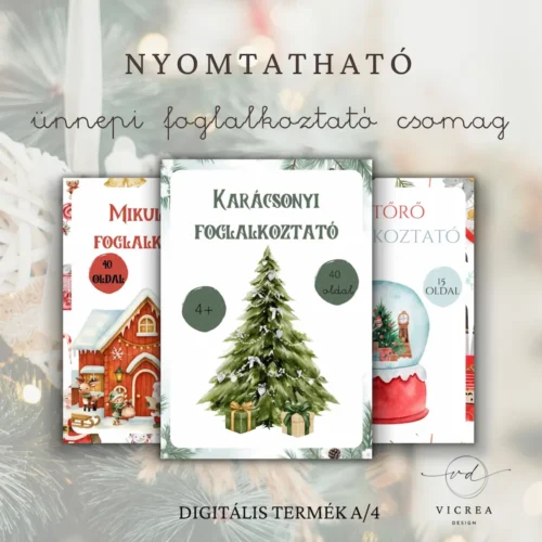 Ünnepi óvodás foglalkoztató csomag