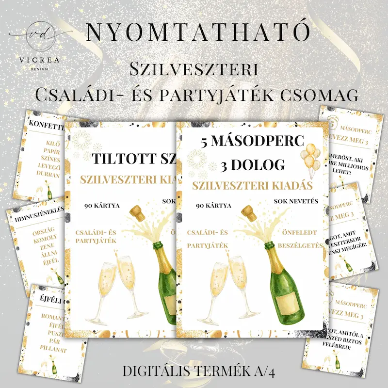 vicrea szilveszteri nyomtathato jatek szilveszteri csomag