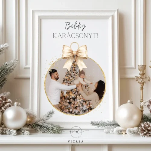 vicreadesign karácsonyi kép családi
