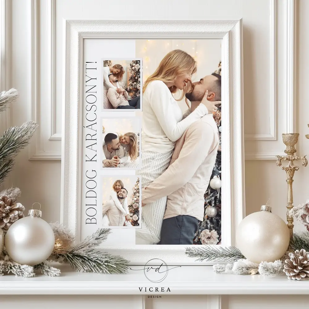 vicreadesign karácsonyi kép páros