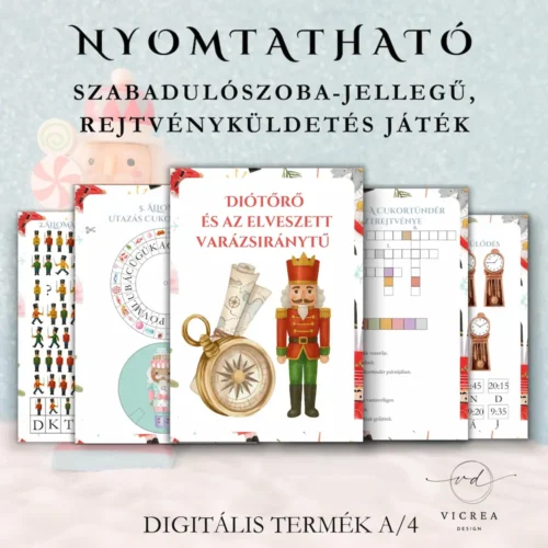 Diótörő és az elveszett varázsiránytű - szabadulószoba jellegű rejtvényküldetés játék