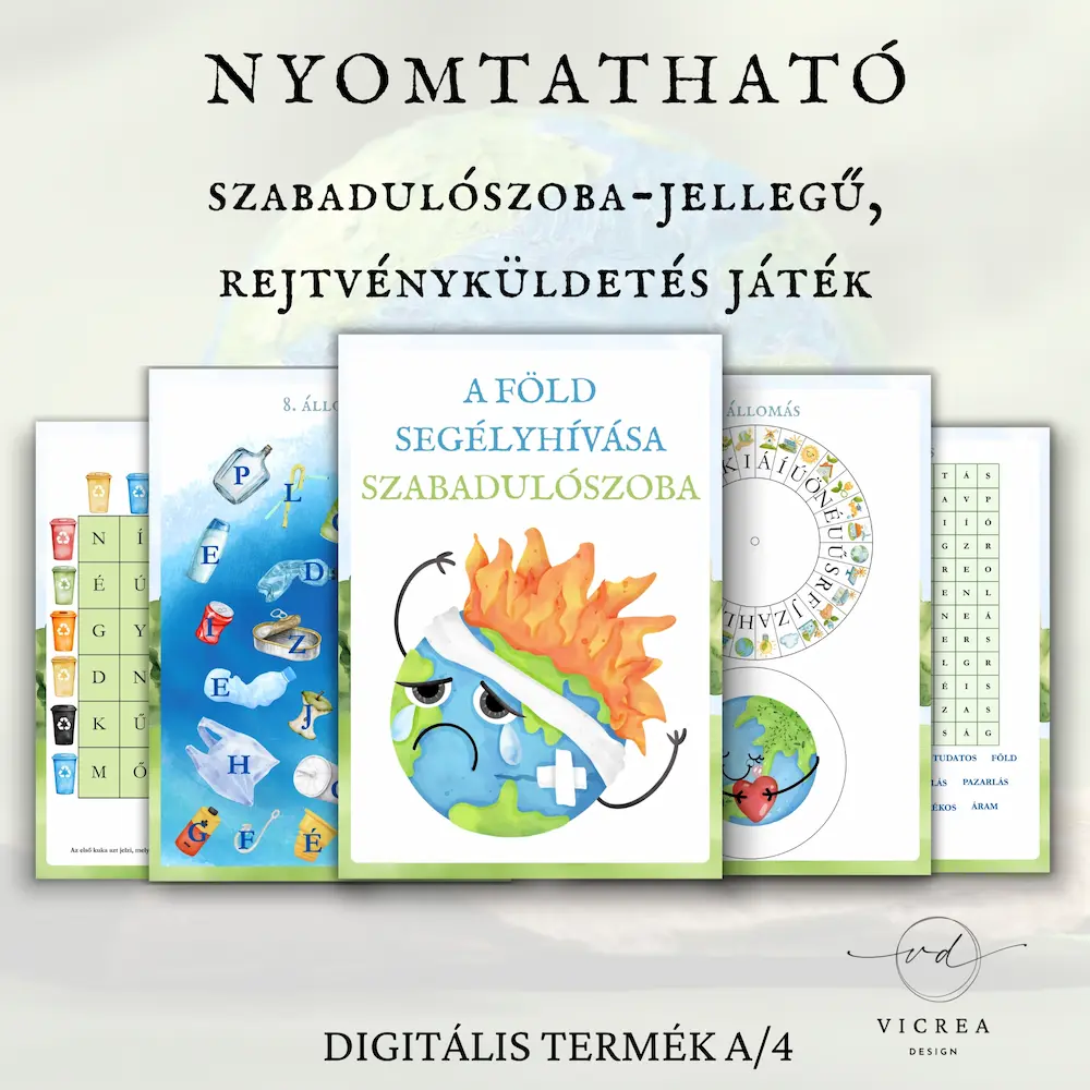 Vicrea Design A föld segélyhívása szabadulószoba