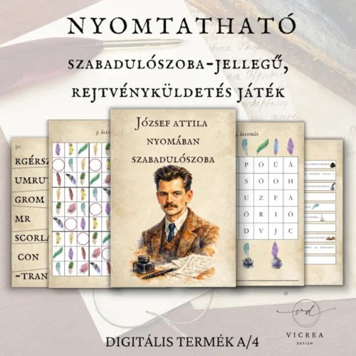 Vicrea Design József Attila nyomában szabadulószoba