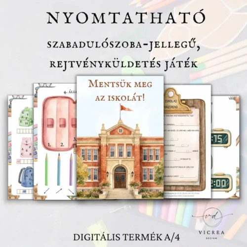 Vicrea Design - Év eleji szabadulószoba - Mentsük meg az iskolát